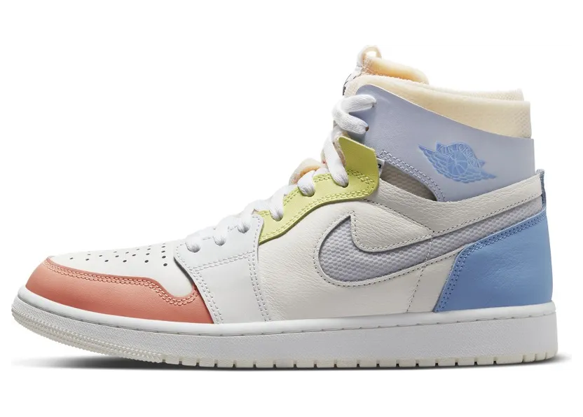 Jordan 1 High Zoom CMFT To My First Coach – “Sail / White-zitron / Summit White” (DJ6910-100)