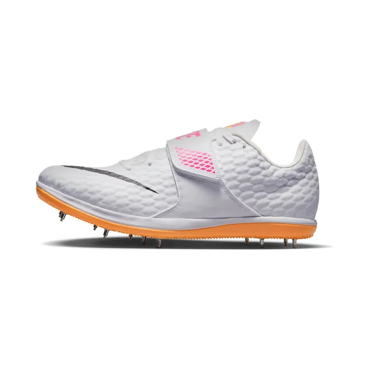 Nike High Jump Elite “White / Hyper Pink / Laser Orange / Black” (806561-102)