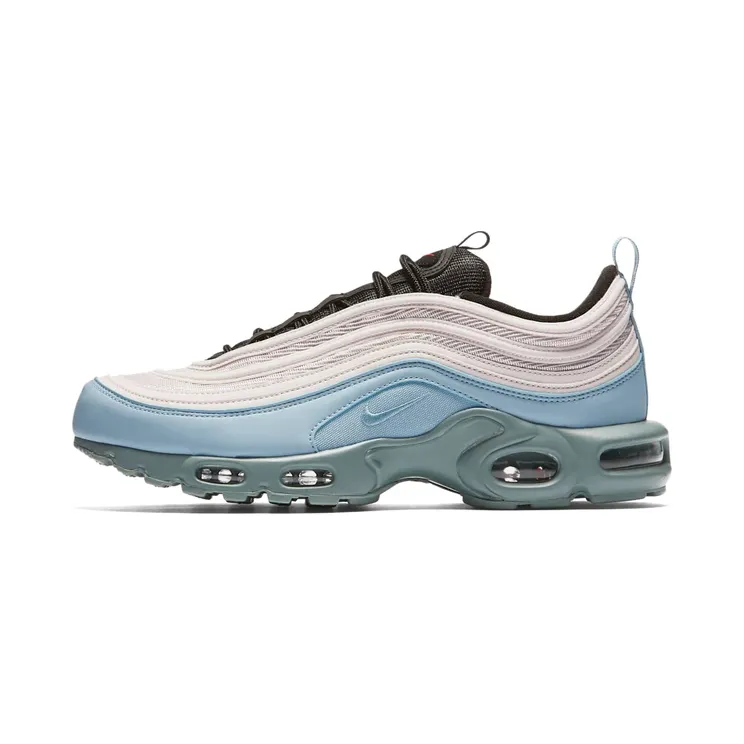 Nike Air Max 97 Plus Layer Cake “Mica Green / Leche Blue / Black / Barely Rose” (AH8143-300)