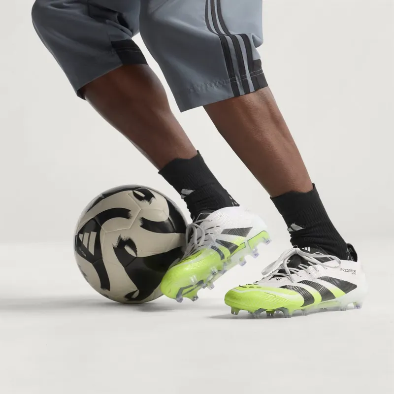 adidas Predator Elite FG Cloud White Core Black Lucid Lemon (JI1082)