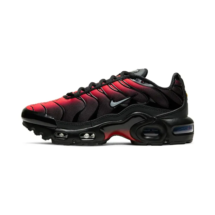 Nike Air Max Plus “Black / Bright Crimson / Wolf Grey” (DD3229-001)