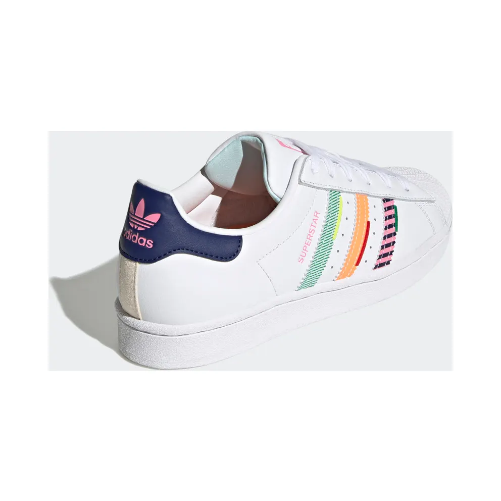 Adidas Superstar Cloud White / Night Sky / Green (GW9783)