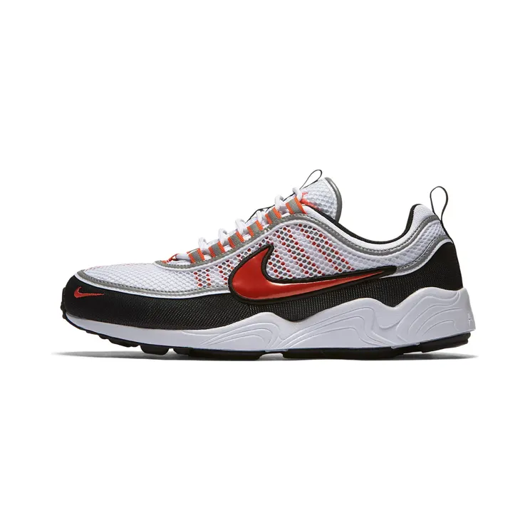 Nike Air Zoom Spiridon “White / Black / Metallic Silver / Team Orange” (926955-106)