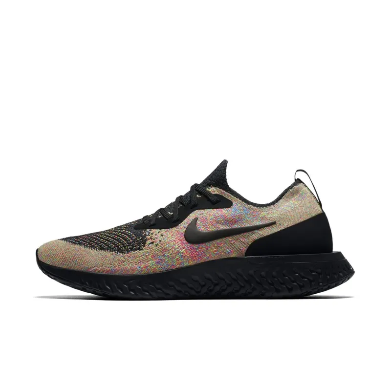 Nike Epic React Flyknit Multi-Color Black/Black-Volt (AT6162-001)