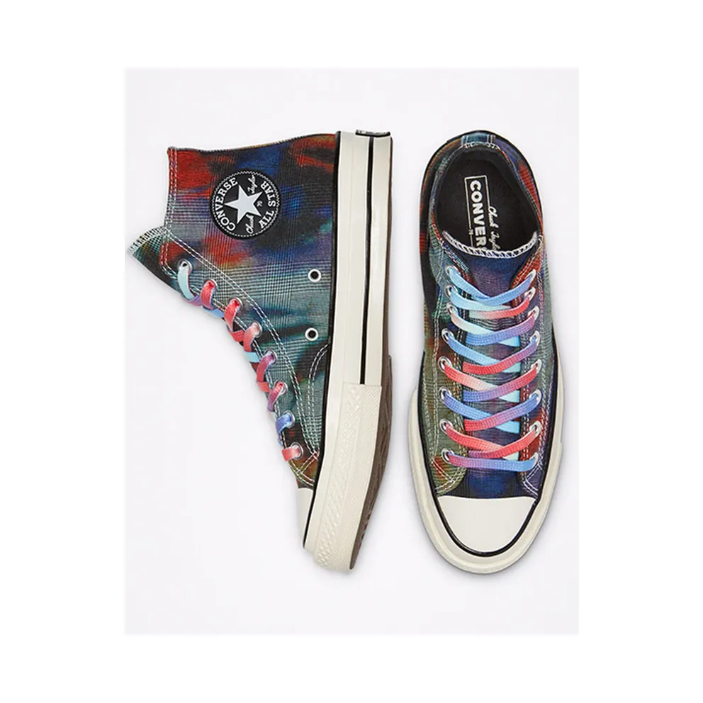 Converse Chuck Taylor All-Star 70s Hi Tie Dye Plaid Mint/Cactus Flower-Dewberry (168752C)