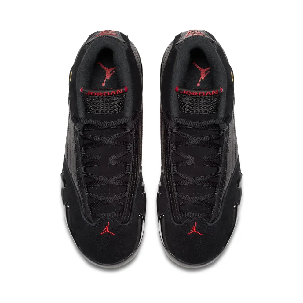 Jordan 14 Retro Last Shot 2018 (GS) Black/Varsity Red-Black (487524-003)