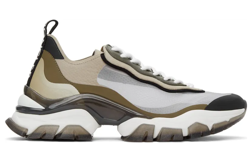 Moncler Beige & Khaki Leave No Trace Light Sneakers (4M732 – 00 – 02SR3)