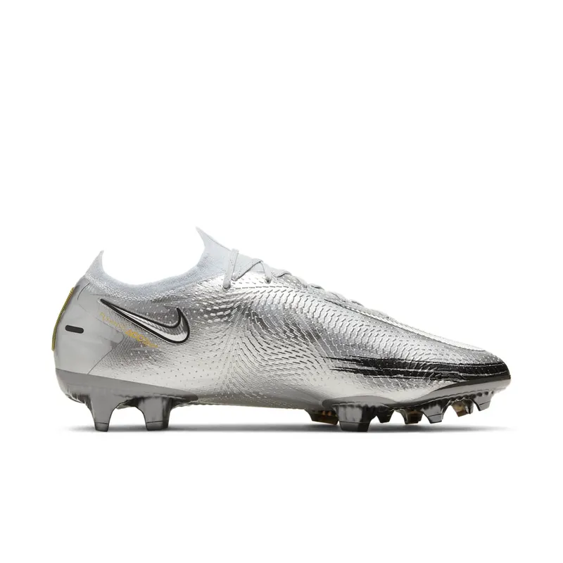 Nike Phantom Scorpion Elite FG Secret Tournament Pure Platinum/Black-Speed Yellow-Metallic Silver (CT2156-001)