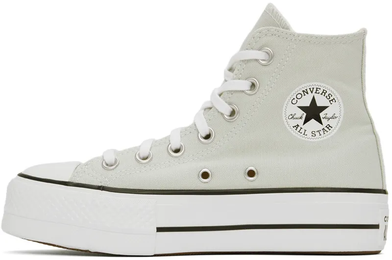 Converse Chuck Taylor All Star Lift Platform Seasonal Color Light Silver/Black/White (572720C)