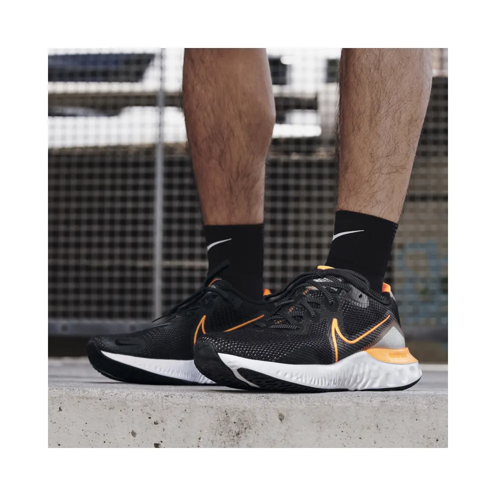 Nike Renew Run Black/Particle Grey Black/Particle Grey-White-Total Orange (CK6357-001)