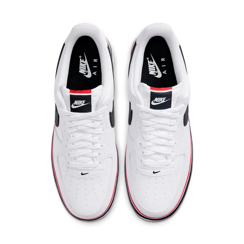 Nike Air Force 1 Low Ribbon White Blue White/White-Obsidian-Gym Red-White (CJ1377-100)