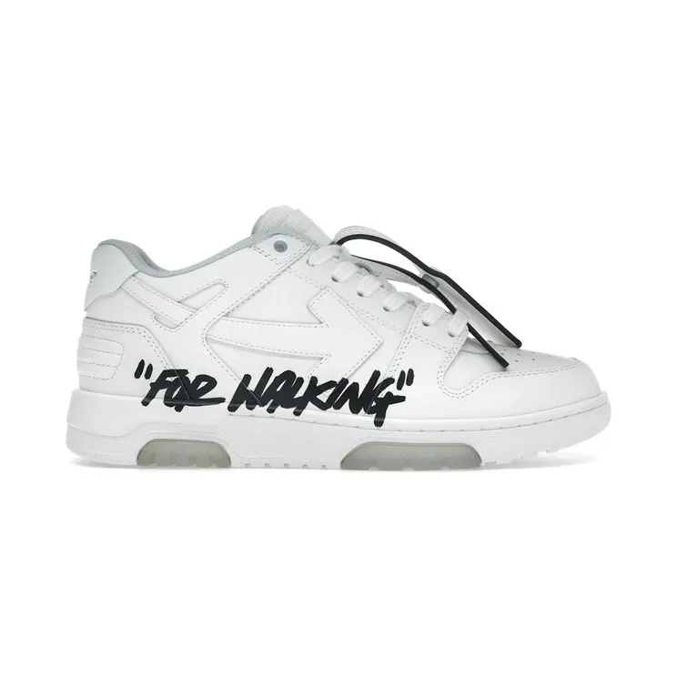 OFF-WHITE Out Of Office OOO Low Tops For Walking White (OMIA189C99LEA01A0110)