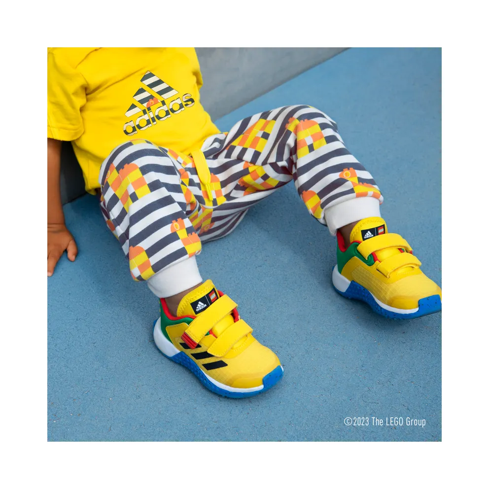 Adidas adidas Sport DNA x LEGO® Lifestyle Two-Strap Hook-and-Loop Eqt Yellow / Core Black / Shock Blue (HQ1308)