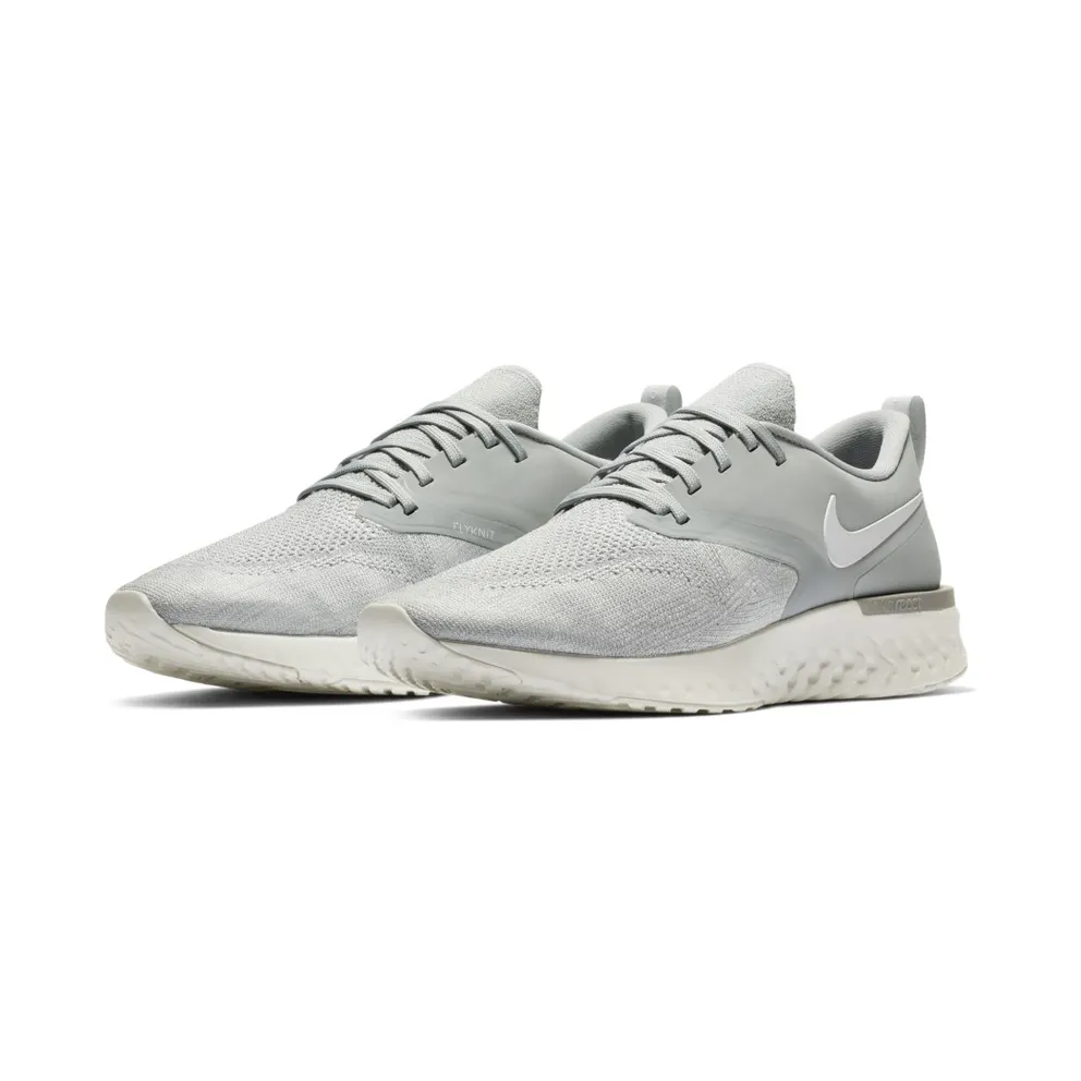 Nike Odyssey React 2 Flyknit Wolf Grey White Wolf Grey/White-Pure Platinum-Light Armory Blue (AH1015-001)