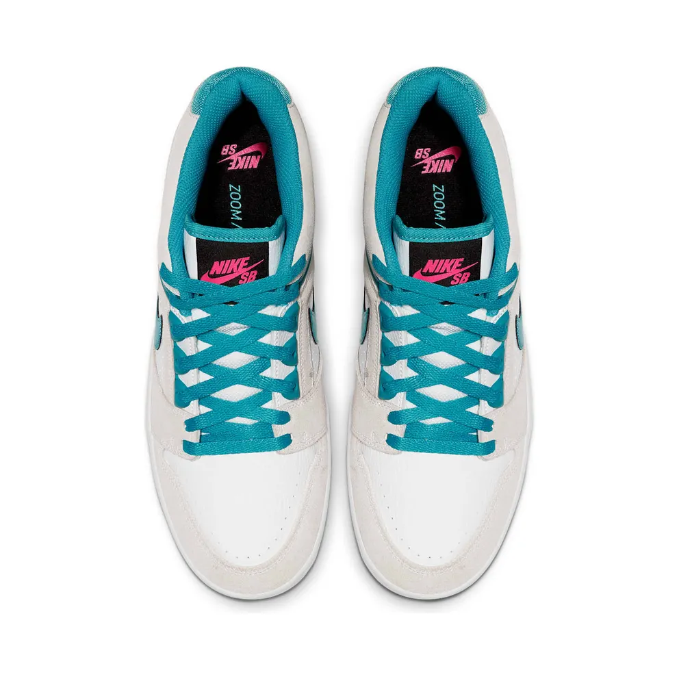 Nike SB Air Force 2 Low South Beach White/Teal Nebula-Black-Pink Flash (AO0300-101)