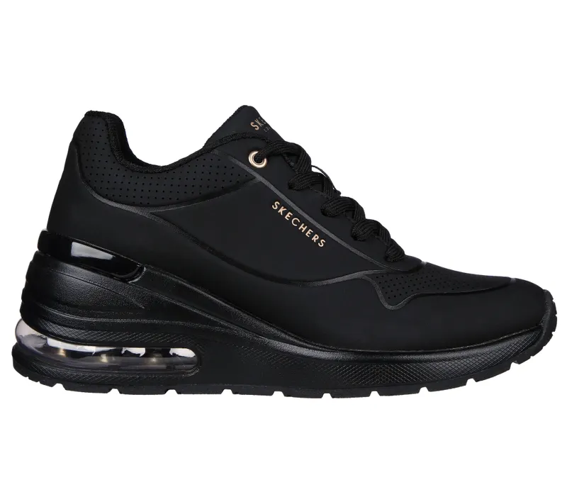 Skechers Million Air – Elevated Air – Black – “Black” (155401 BBK)