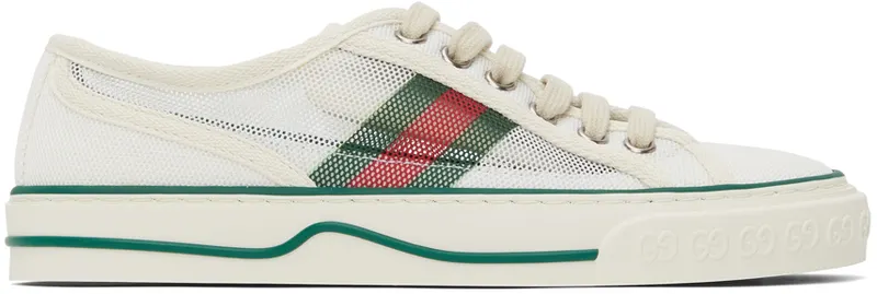 Gucci Off-White Mesh ‘Gucci Tennis 1977’ (663578 2UX10)
