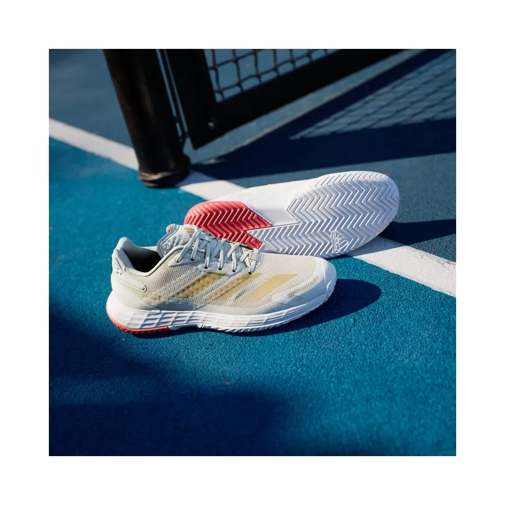 adidas Defiant Speed 2 Off White Gold Metallic Bright Red (IF9109)