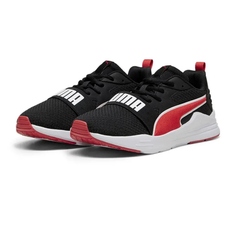 Puma Wired Run Black / For All Time Red / White (389275)