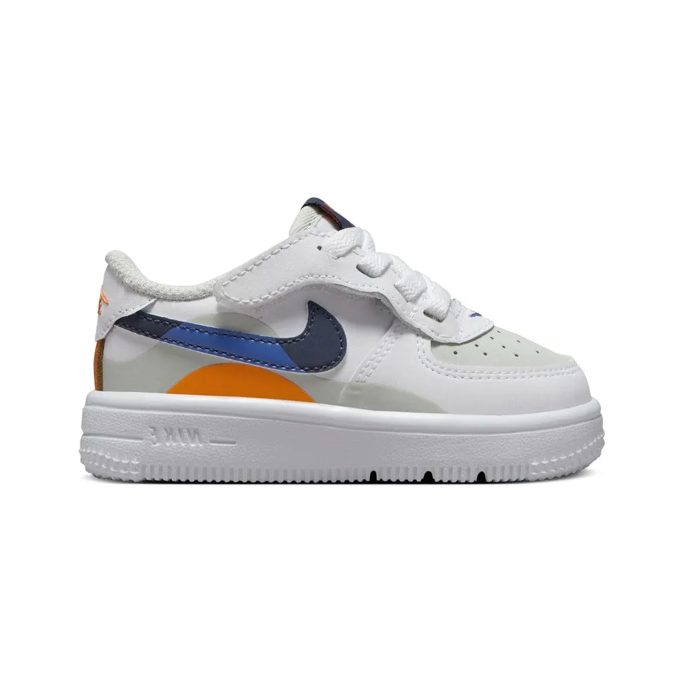 Nike Force 1 Low LV8 2 EasyOn Light Silver White Astronomy Blue Midnight Navy (FN0408-002)
