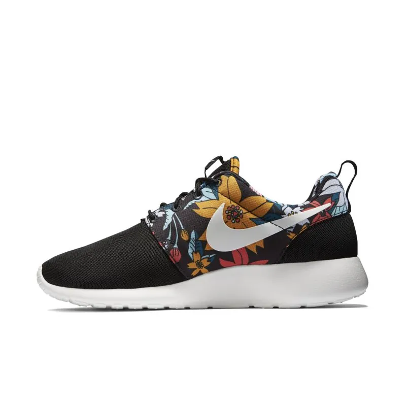 Nike Roshe Run Black Floral Aloha (GS) Black/Sail (599432-090)