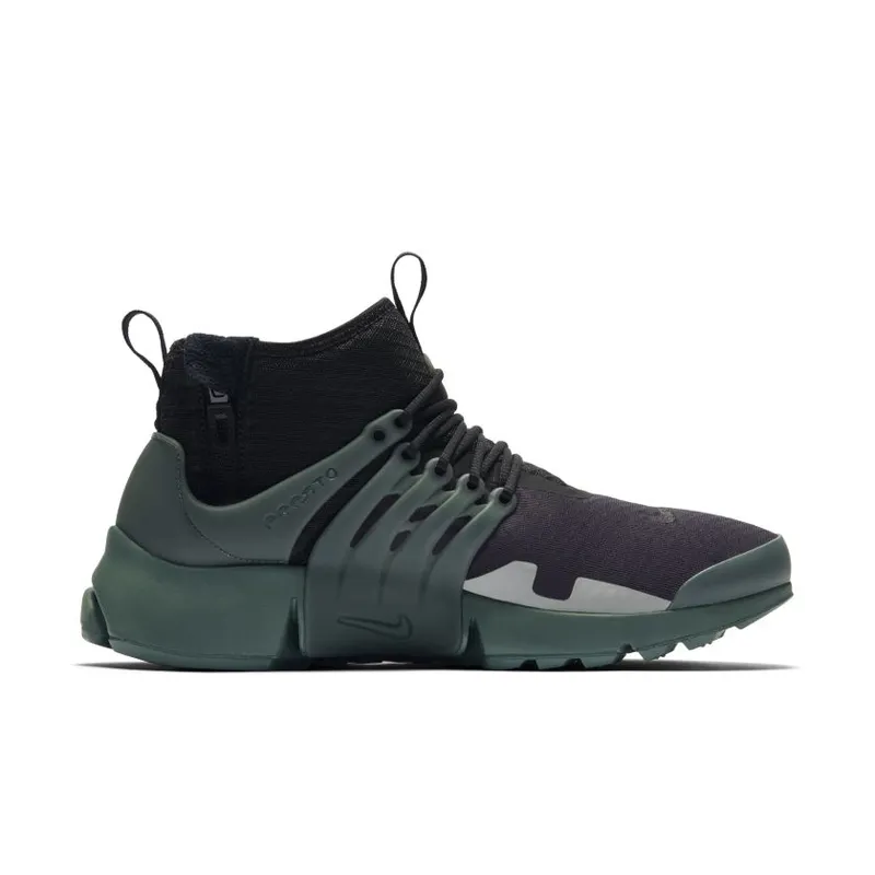 Nike Air Presto Mid Vintage Green Black/Vintage Green-Flat Silver (AA0868-003)