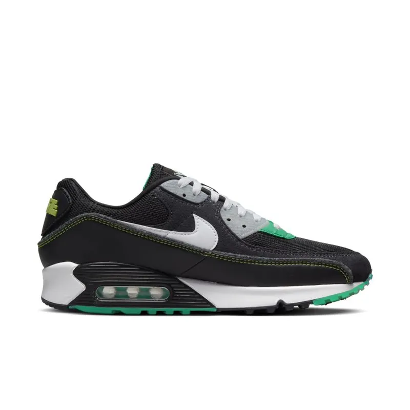 Nike Air Max 90 Psychedelic Black – “Black / White / Wolf Grey / Green” (DV3335-001)