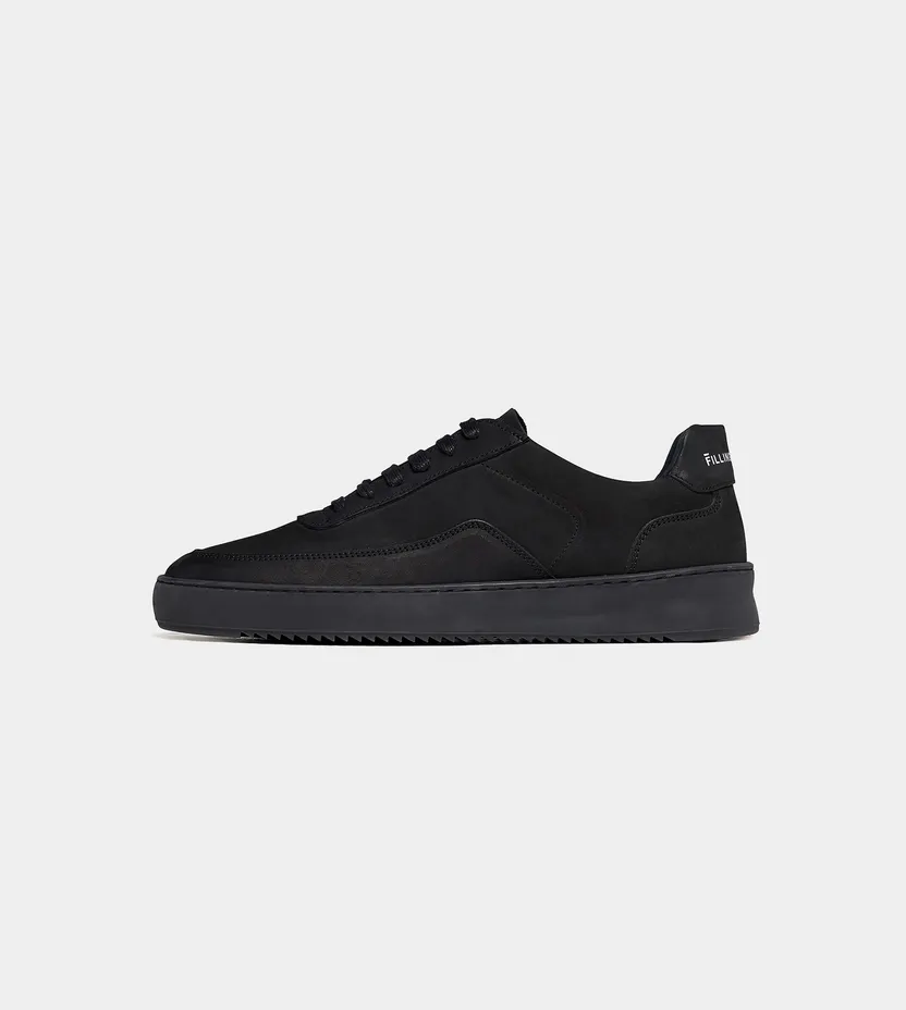 FILLING PIECES Mondo 2.0 Ripple Nubuck All Black – “Zwart” (39922841847)