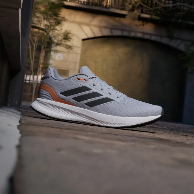 adidas Runfalcon 5 Halo Silver Black Dusky Orange (JQ6978)