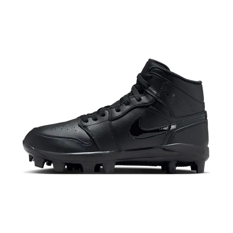 Jordan 1 Retro High MCS Triple Black Leather (AV5354-002)