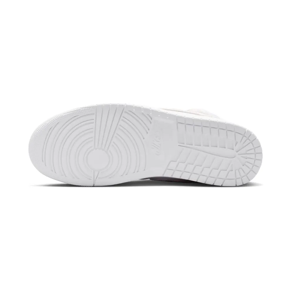 Jordan 1 Mid SE “Distressed White Field Silver” (IR2271-100)