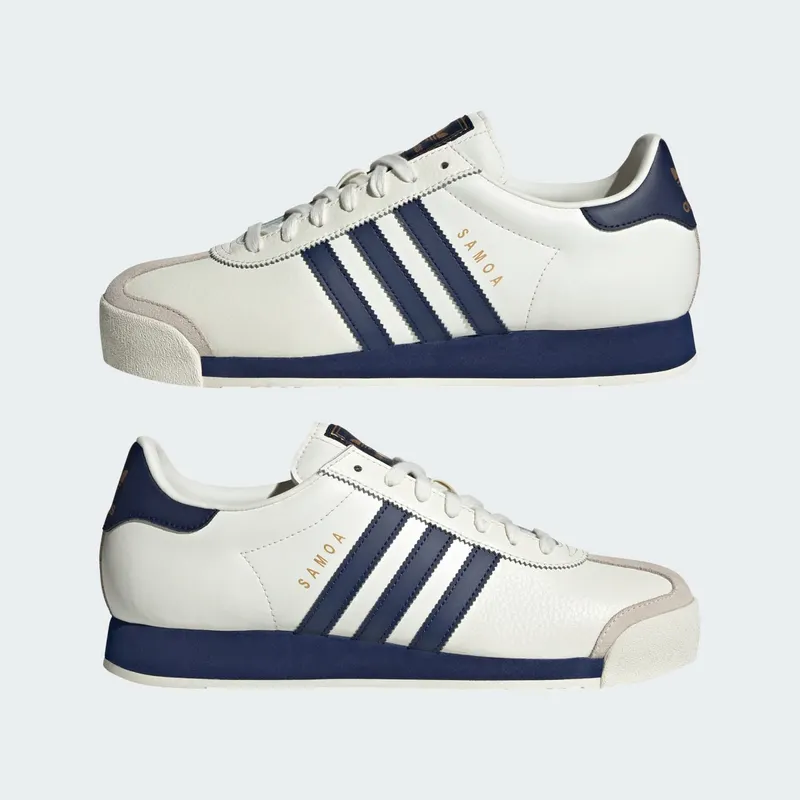 Adidas Samoa Off White / Dark Blue / Gold Metallic (JQ0047)