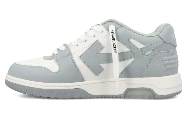 Off-white Out of Office Leather “White/Grey” (M189C9L007 WHGRE) (2)