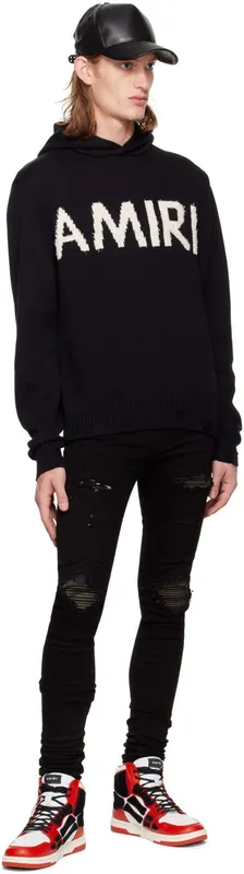 AMIRI Navy & White Skel Hi (AW22MFS002)