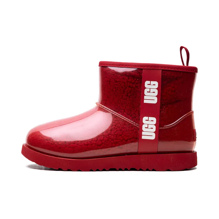 Ugg Kids CLASSIC CLEAR MINI “Red” (1112386K-SBR)