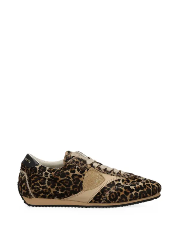 Philippe Model Paris Planche Sneakers mit Leopardenprint – Braun (PNLDAN01)