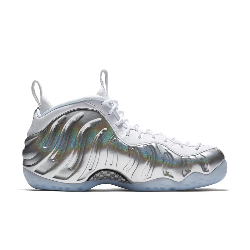 Nike Air Foamposite One Chrome White (W) White/Chrome-Blue Tint (AA3963-100)