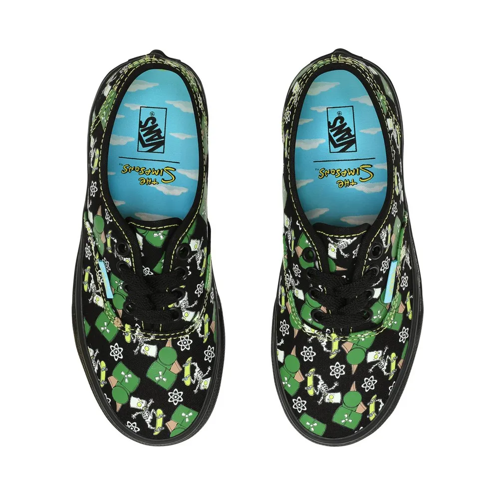 Vans The Simpsons X Vans Glow Bart Authentic Black (VN0A3UIV0GY)