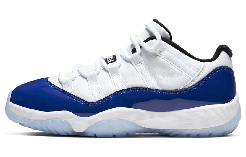 Jordan 11 Retro Low White Concord (W) “White / Concord / Black” (AH7860-100)