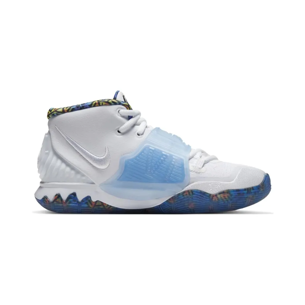 Nike Kyrie 6 White Sapphire Crimson (GS) White/White-Sapphire-Laser Crimson (BQ5599-146)