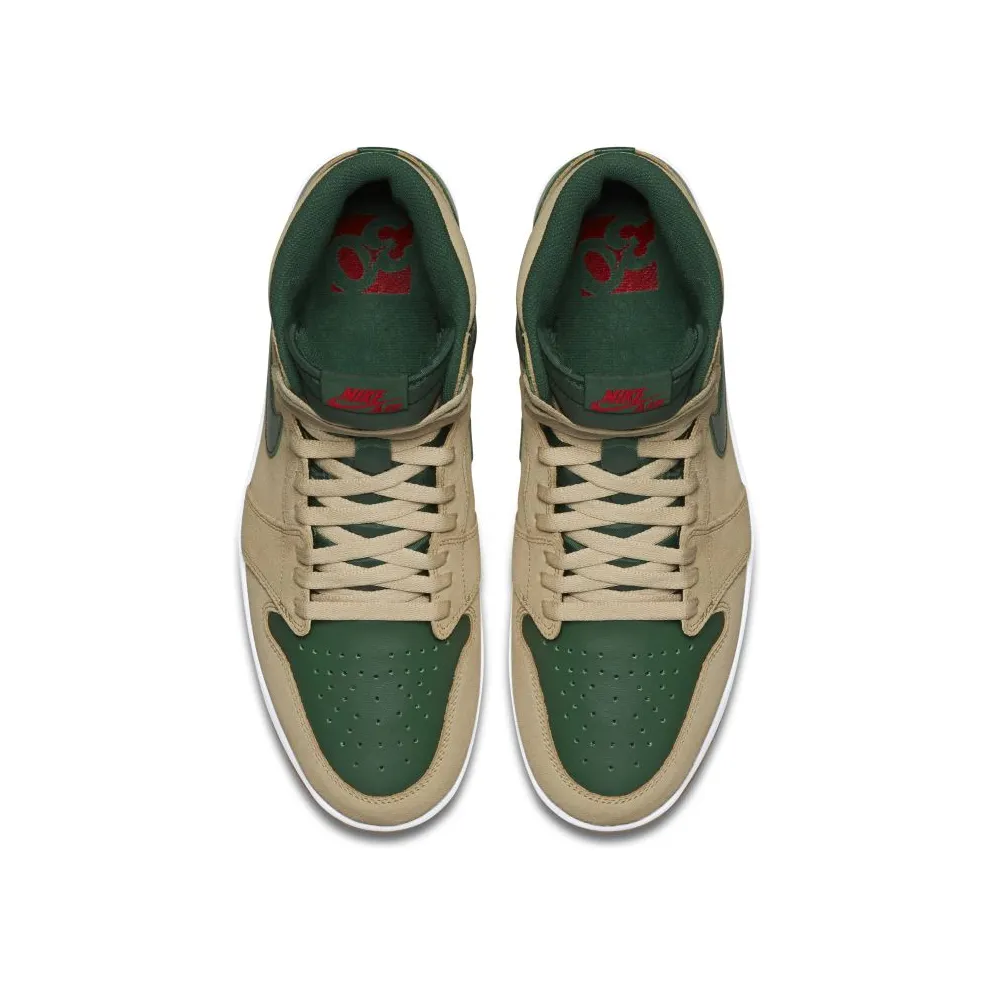 Jordan 1.5 Retro Sand Dune Sand Dune/Gorge Green-White-University Red (768861-206)