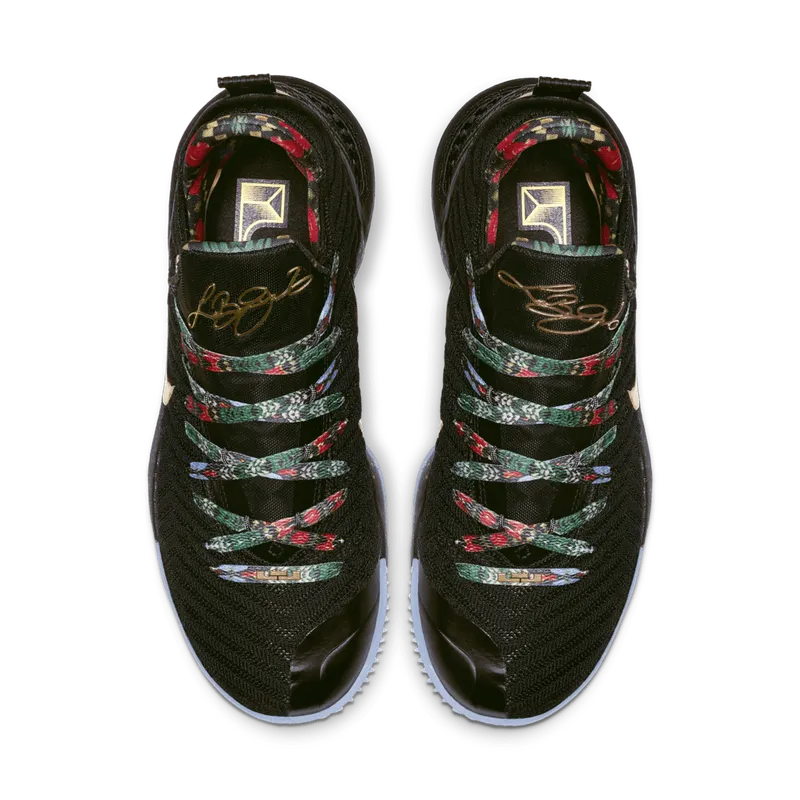 Nike LeBron 16 Watch the Throne Black/Metallic Gold-Rose Frost (CI1518-001)