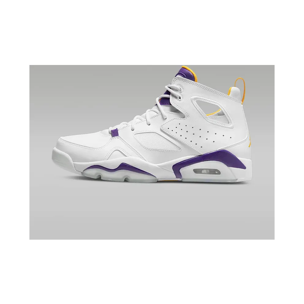 Jordan Flight Club 91 Lakers “White / Court Purple / University Gold” (DC7329-105)