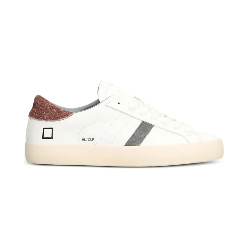 D.A.T.E. Hill Low leren sneakers met vlakken – Weiß (M451HLCAWX)