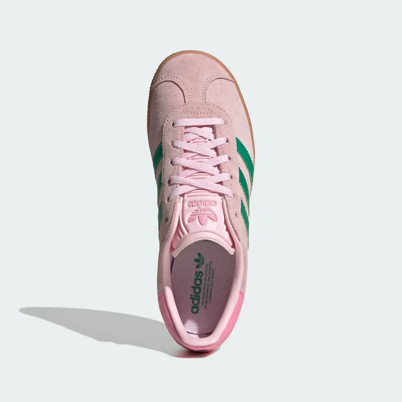 Adidas Gazelle Kids Clear Pink / Court Green / Bliss Pink (JP7128)