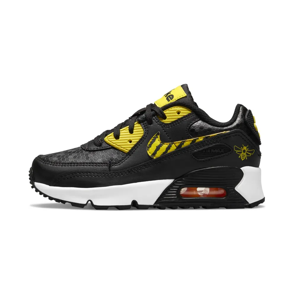 Nike Air Max 90 SE “Black / University Gold / Citron Pulse / Opti Yellow” (DD0125-001)