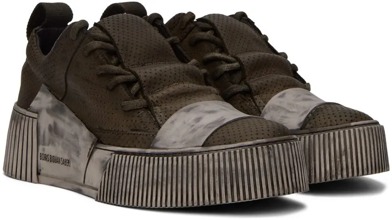 Boris Bidjan Saberi Khaki Bamba 2.1 Sneaker WEHR GRÜN (328-BAMBA 2.1)