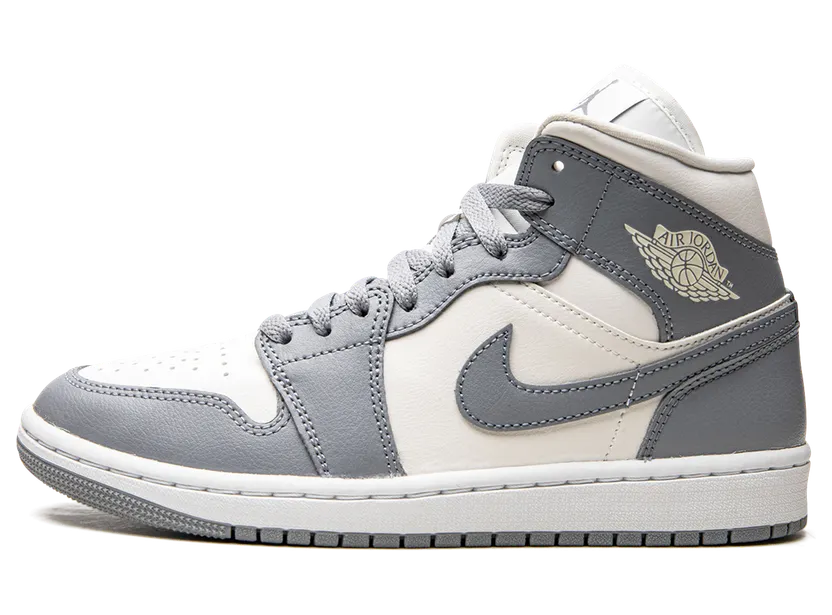 Nike Air Jordan 1 Mid Stealth Grey White (W) (BQ6472-115)