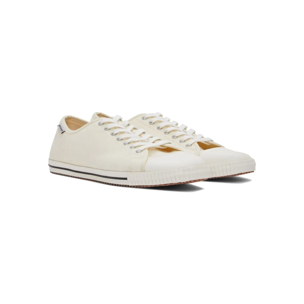Palm Angels Off-White Vulcanized Low-Top Sneakers (PMIA073S22FAB0010110) (4)