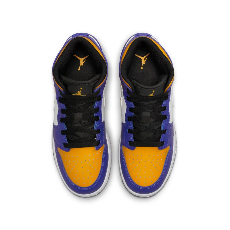 Jordan 1 Mid Lakers (2022) (DQ8423-517)